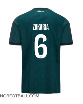 Billige Fotballdrakt AS Monaco Denis Zakaria #6 Replika Bortedrakt 2024-25 Kortermet